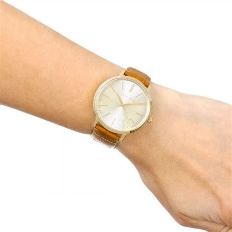 michael kors jaryn gold tone and leather wrap watch|Michael Kors Jaryn Ladies Leather Wrap Watch MK2603.